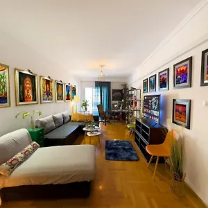 Διαμέρισμα Spacious Artistic Flat With Private Parking, Θεσσαλονίκη